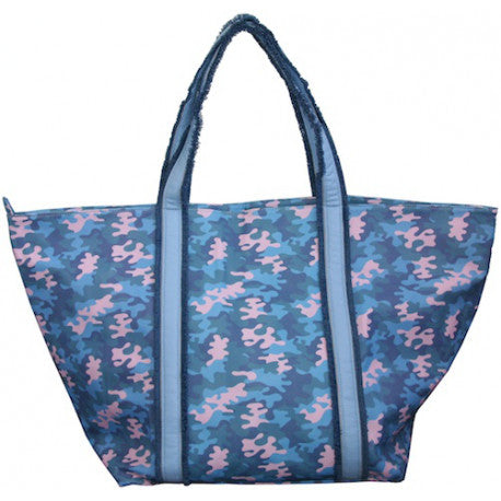 “ cute stuff Tasche Shopper Camouflage Blau ”